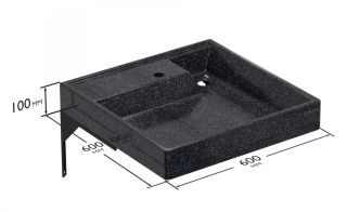 Раковина над стиральной машиной СанТа Юпитер 900141 60см млечный путь
